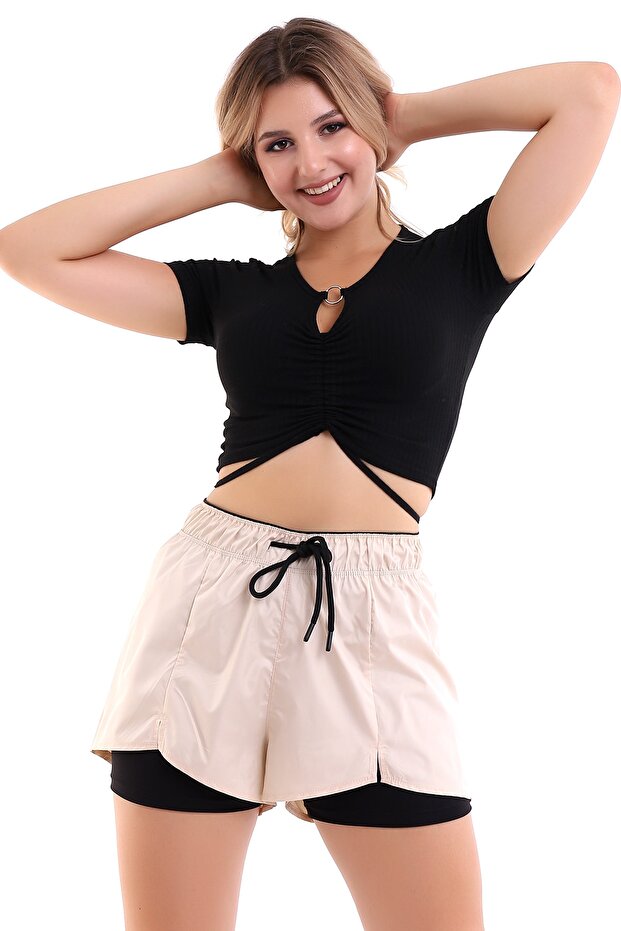 Taytlı Şort - Sport Şort - Survıve Şort - 5