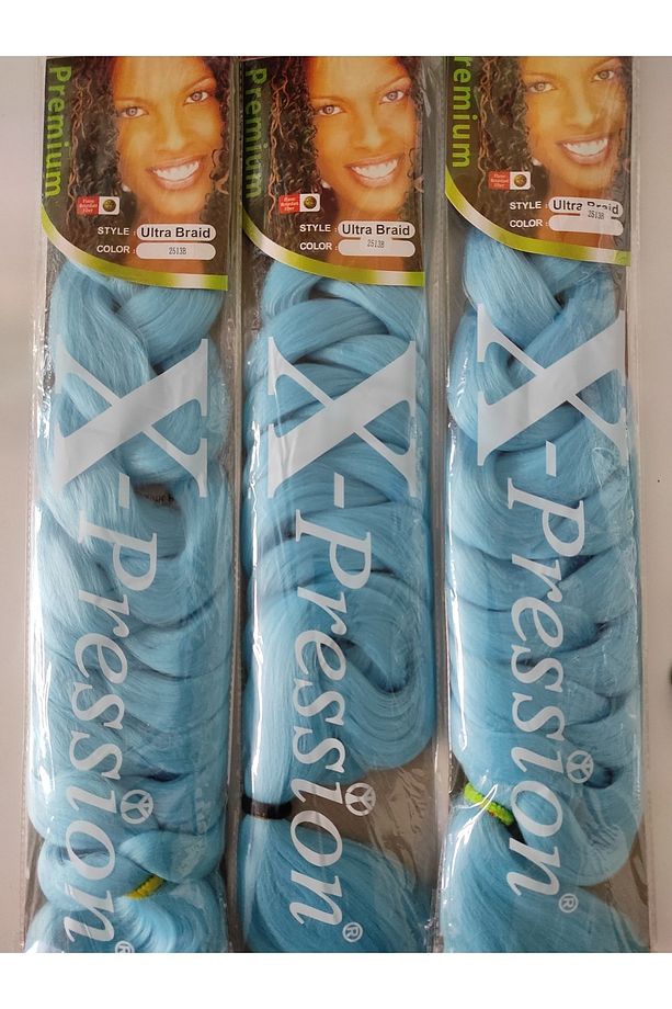 X Pression 165 gr Afrika Zenci Örgüsü Ve Rasta Için Sentetik Saç Xpression - 1