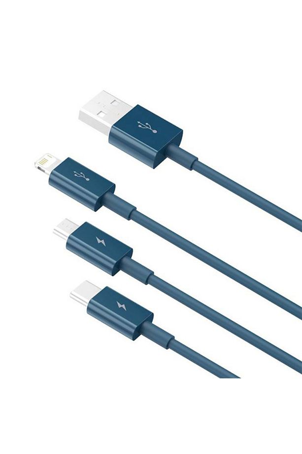 Superior Series (MİCRO LİGHTNİNG TYPE-C) Üçlü Hızlı Şarj Veri Kablosu 3.5a 1.5 Mt Bs-33909 - 4