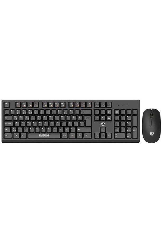 Km-2510 Siyah Kablosuz Q Multi Klavye Mouse - 1