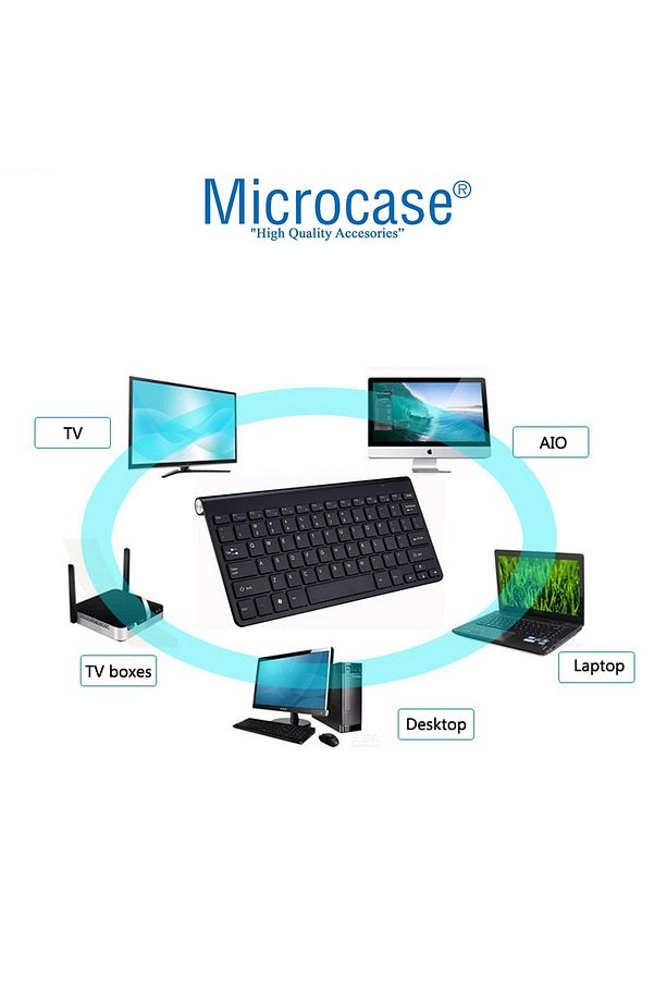 2.4 Ghz Wireless Kablosuz Slim Klavye Ve Mouse Seti + Türkçe Klavye Etiketi - Al2770 Gümüş - 6