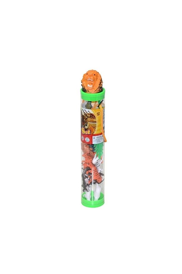 Oyuncak Hayvan Seti Vahşi Hayvanlar Figir Oyuncak Hayvanlar Aslan Kaplan15 Pcs .. - 3