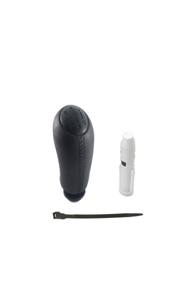Renault Symbol Gear Shift Knob Leather Patterned Black Cover