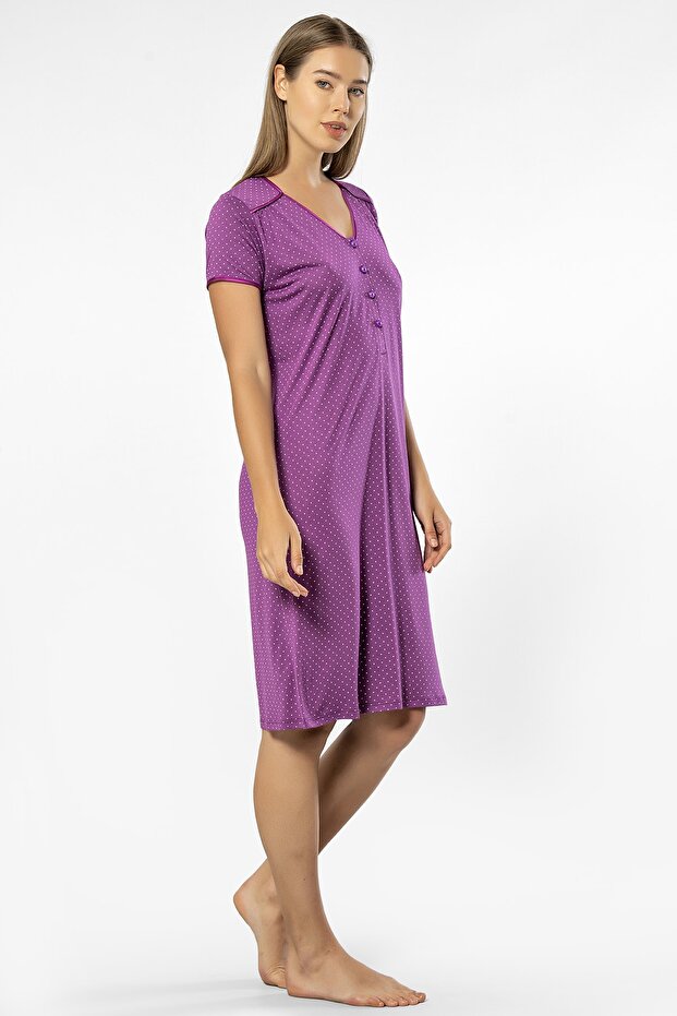 Puanlı Gecelik %65 Viskon % 35 Polyester - 3
