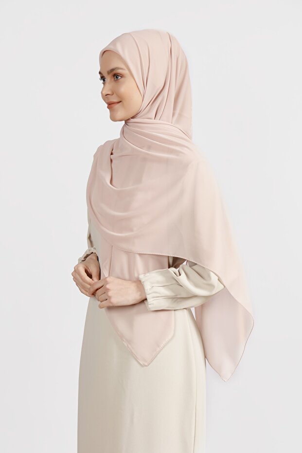 Šifonski šal - Nude - 1