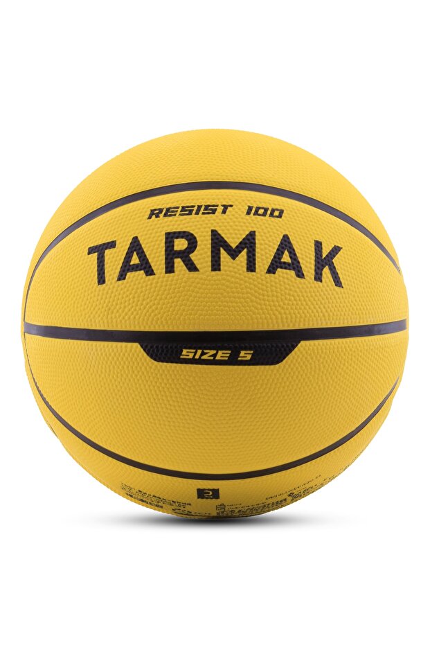R100 Basketbol Topu Sarı No:5 - 3