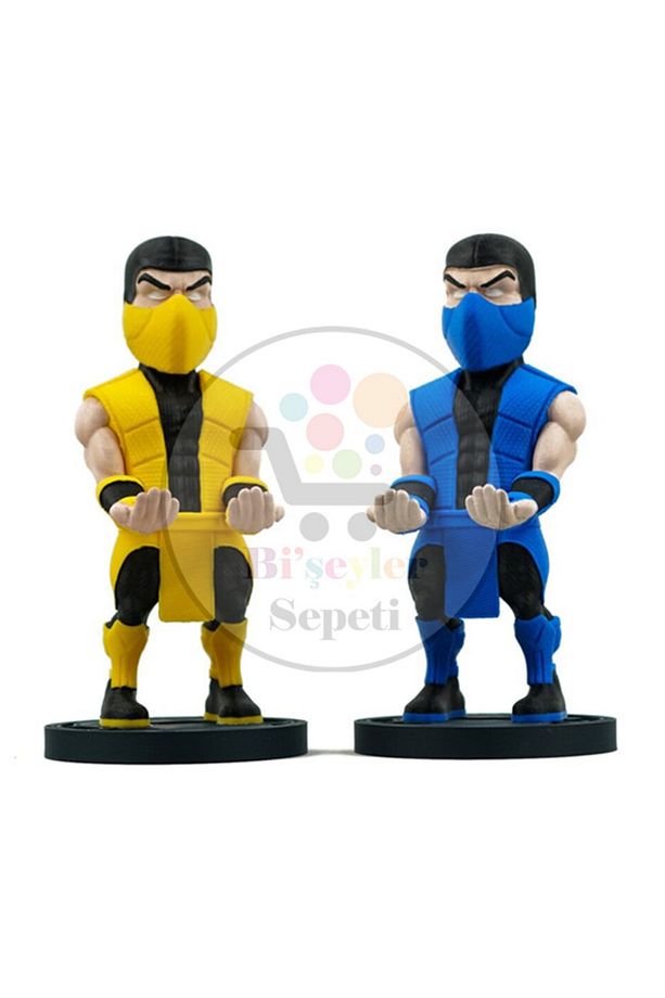 Subzero Ve Scorpion Mortal Kombat Dualsense Ps5 Ps4 Xbox Gamepad Joystick Kol Tutucu 2'li Set - 2