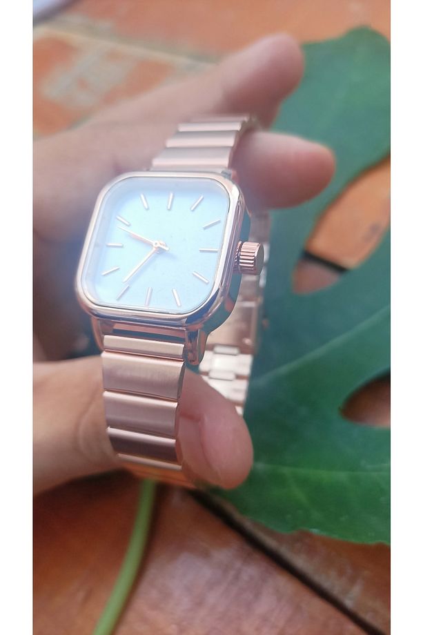 Retro Minimal Çelik Kadın Kol Saati - 1