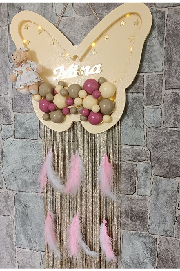 Ledli Bebek Kapi Süsü Yastik - 4