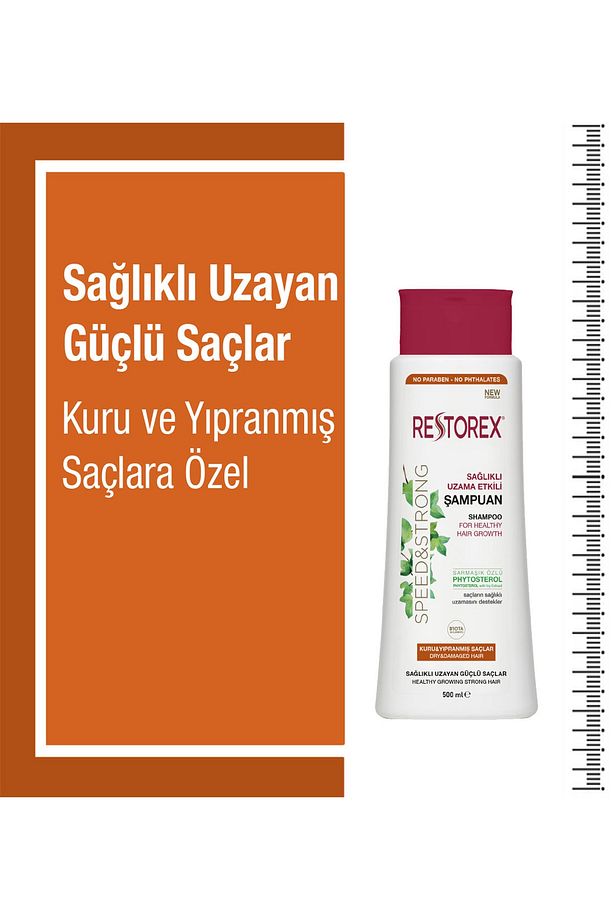 Sağlıklı Uzama Etkili Şampuan - Kuru Yıpranmış Saçlara Özel 500 ml - 2
