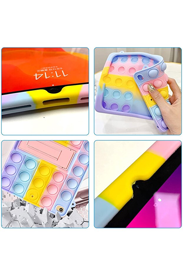 Case Compatible With Apple iPad 10.2 9th Generation Popit Tablet Case With Strap Stand A2602-2604-a2603-a2605 - 4