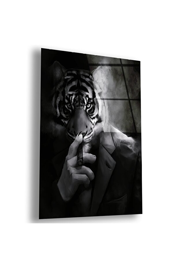 Unbreakable Glass Style Tiger Painting