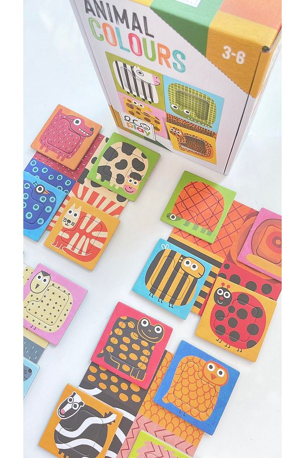 Ecoplay Hayvan Renkleri & Anımal Colours Puzzle (3-6 YAŞ) - 6