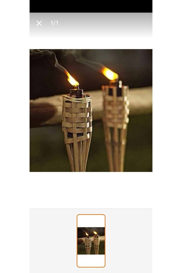 Bambu Meşale 10 Adet 90cm Survivor Meşale - 2