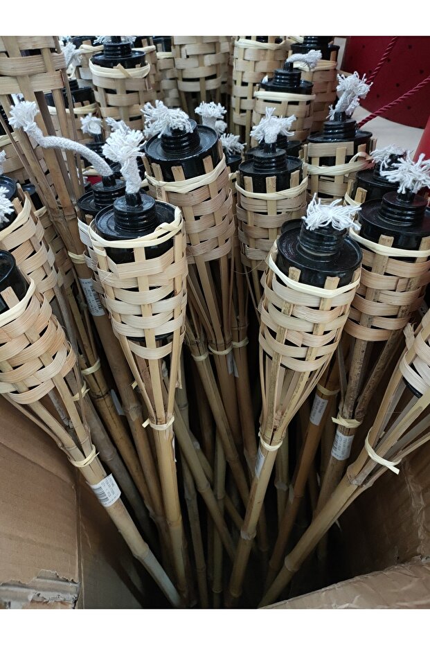 Bambu Meşale 10 Adet 90cm Survivor Meşale - 4