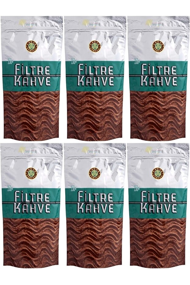 Filtre Kahve 250gr (6 Lı Set) Toplam: 1500gr - 1