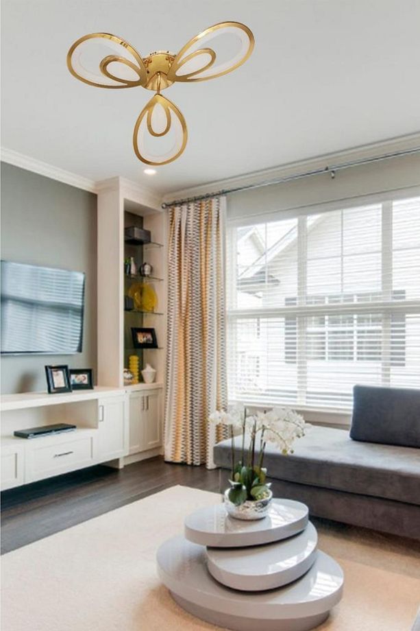 001-3 Sarı Led Avize - 2