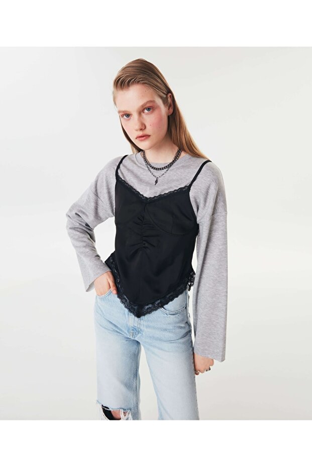 Hanorac mixt bustier - 1