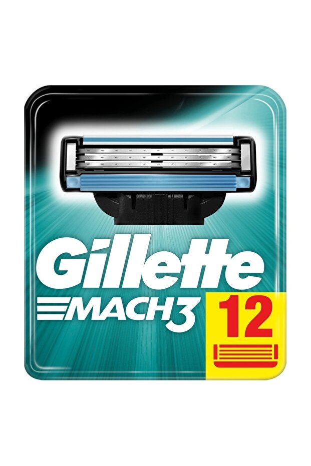 Mach 3 12 Pack Replacement Razor - 1