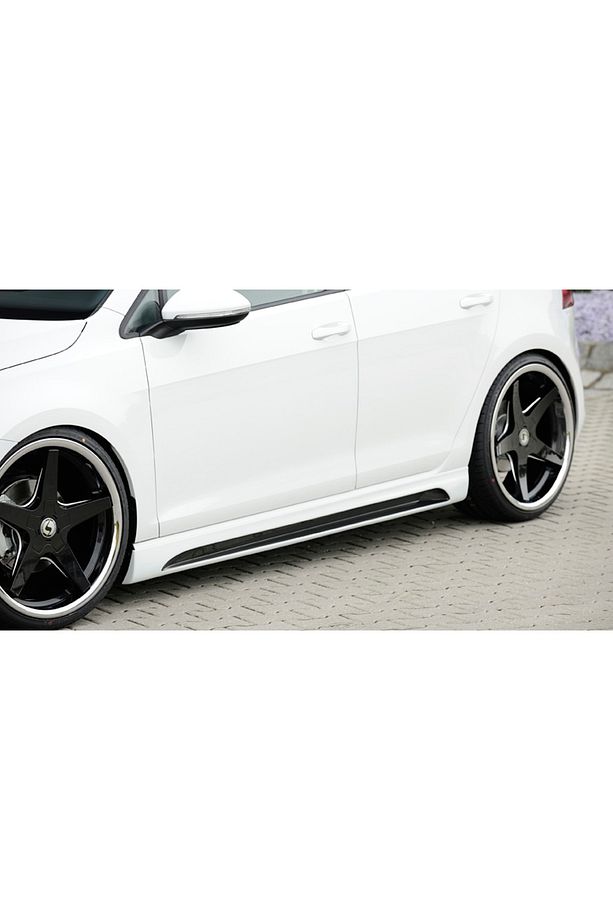 Seat Leon Mk3.5 Rieger Marşpiyel Seti Mat Siyah Plastik 2017 2018 2019 2020 - 1