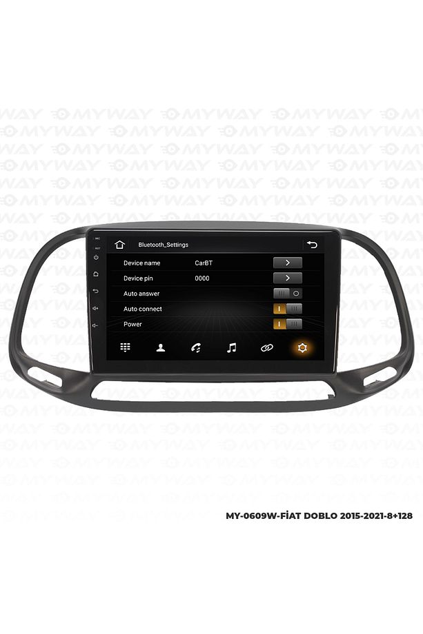 Fiat Doblo Android Carplay Navigasyon Multimedya Ekran-8gb Ram - 3
