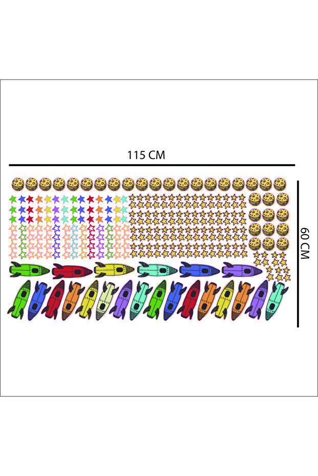 Space Shuttle Sticker Set - 2