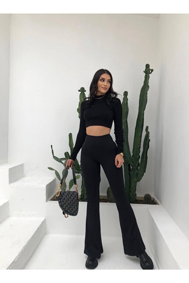 Ispanyol Paça Tayt Pantolon - 4