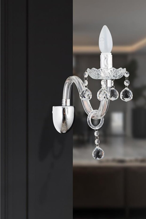 Almira Tekli Şeffaf Aplik - 1