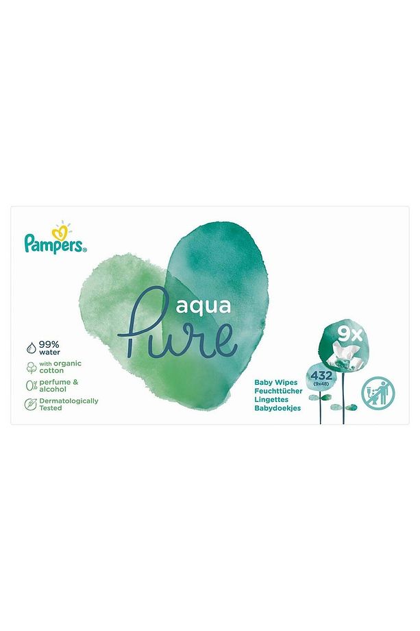 Islak Havlu Aqua Pure 9 Lu Fırsat Paketi (432 YAPRAK) - 2