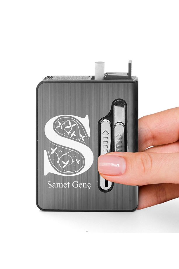 Usb Şarjlı Tabakalı Dokunmatik Elektronik Çakmak - 2