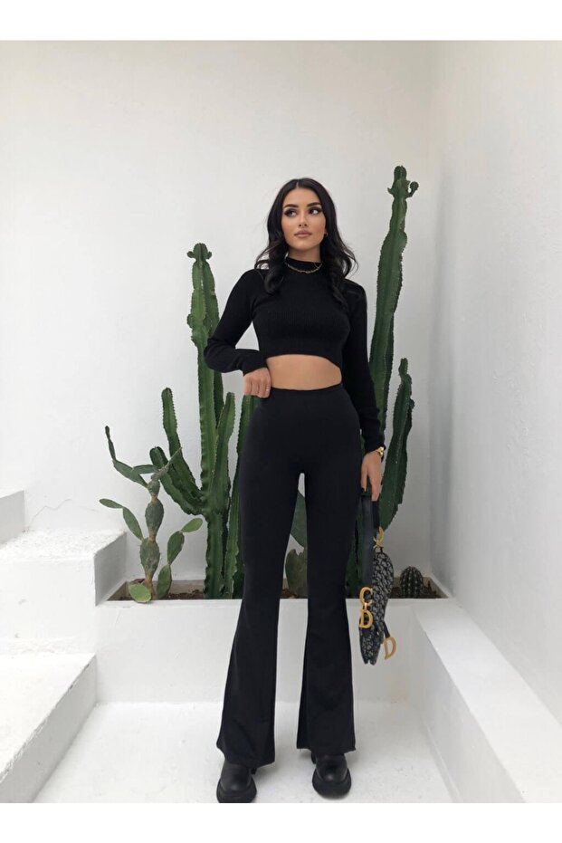 Ispanyol Paça Tayt Pantolon - 5