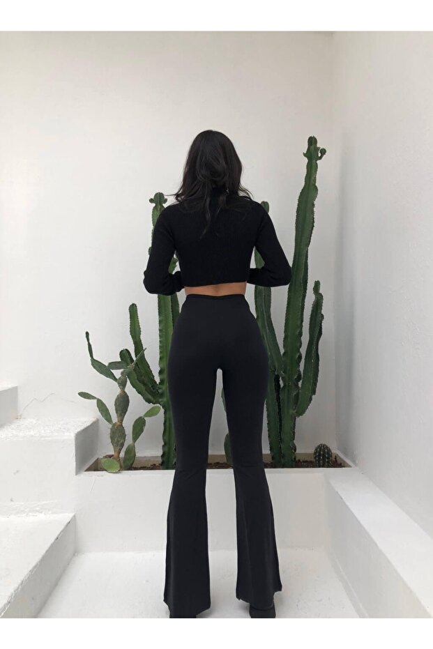 Ispanyol Paça Tayt Pantolon - 7