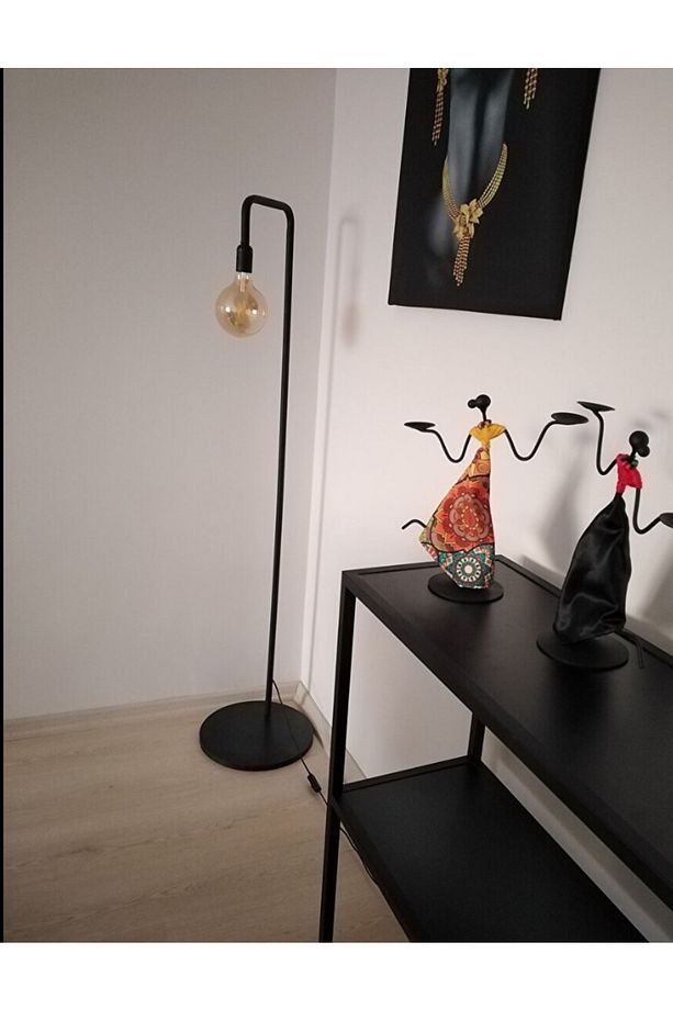Rustik Lambader, Salon ,çalışma Odası,yatak Odası Köşe Yerden Aydınlatma - 4