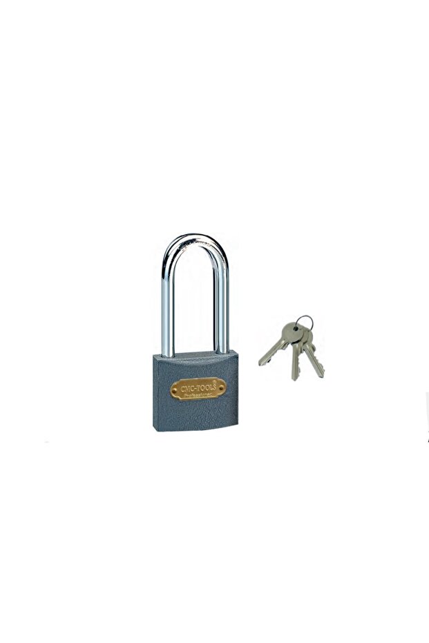 Gray Padlock - Long 32mm - 1