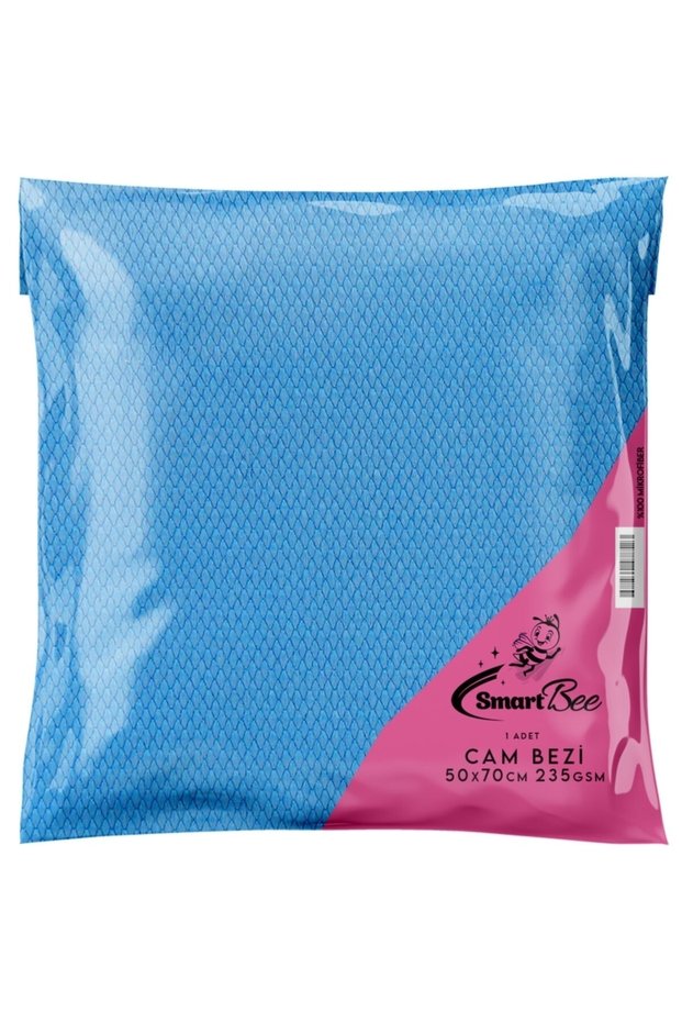 Microfiber Glass Cleaning Cloth 50x70 235gr/m2 - Blue