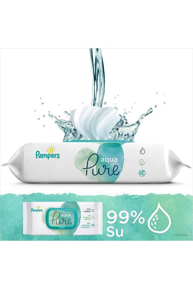 Islak Havlu Aqua Pure 9 Lu Fırsat Paketi (432 YAPRAK) - 4