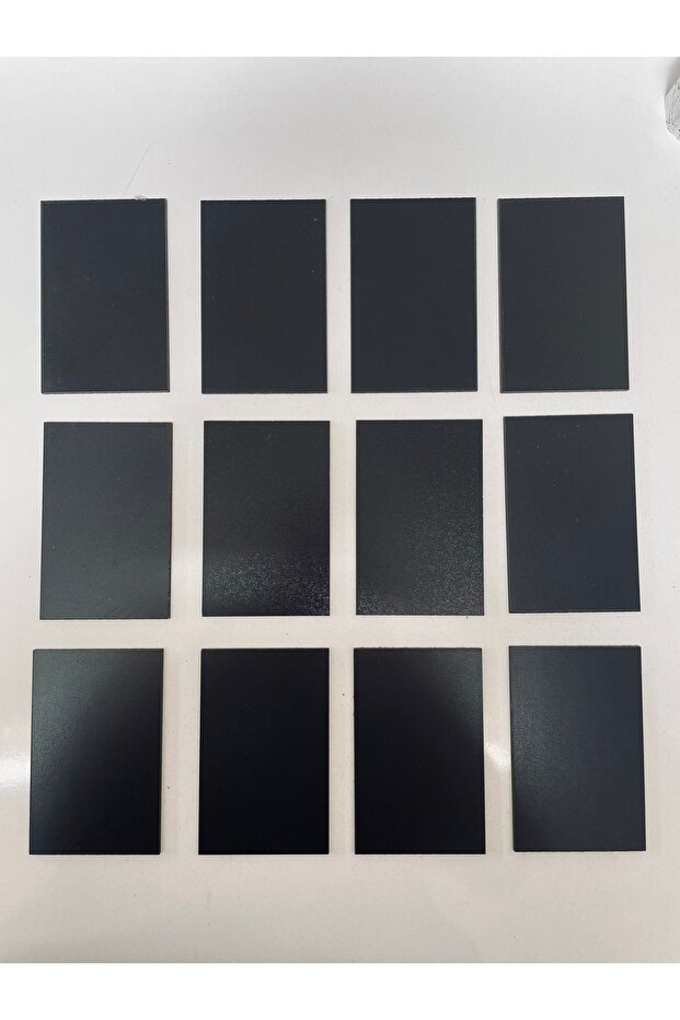 12.5x8.5 طبق قاعدة خشبي مستطيل الشكل 12 قطعة - 2