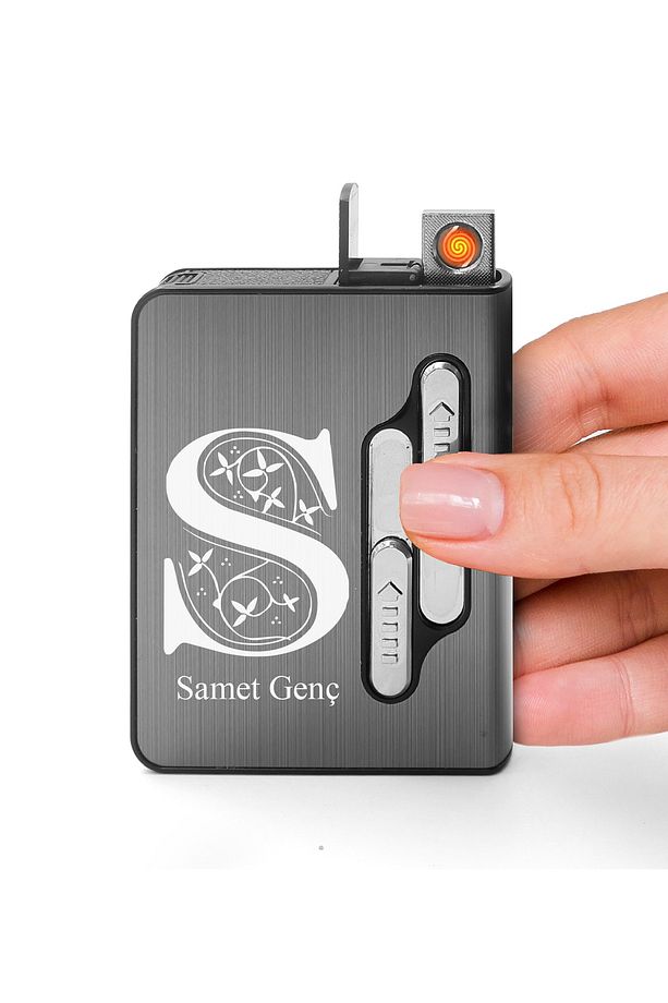 Usb Şarjlı Tabakalı Dokunmatik Elektronik Çakmak - 3