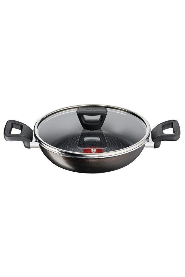 C38470 مقلاة تيتانيوم 2X XL مع غطاء 24 سم