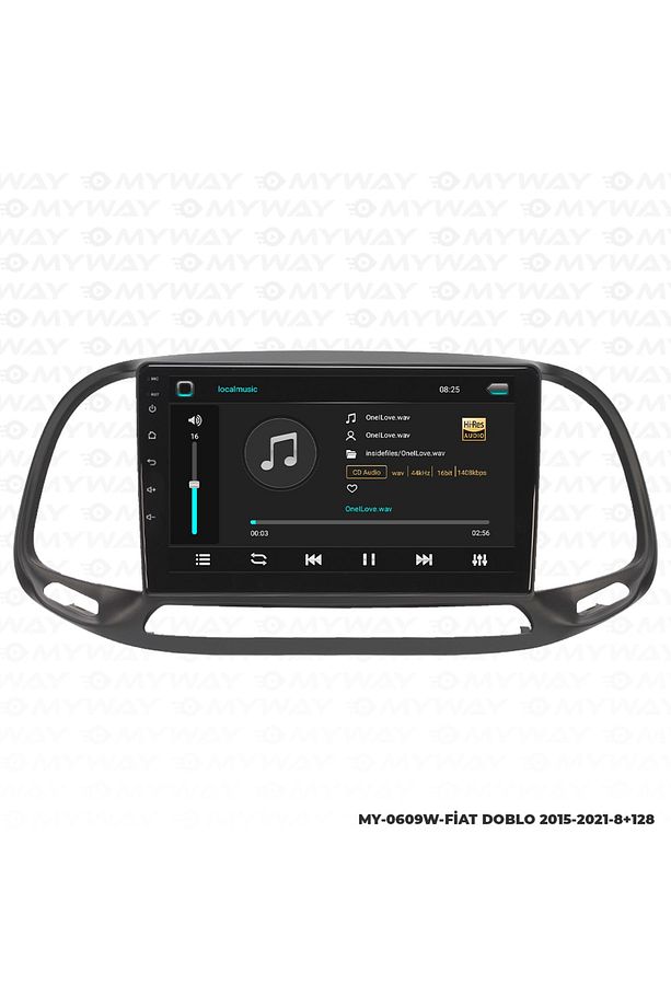 Fiat Doblo Android Carplay Navigasyon Multimedya Ekran-8gb Ram - 2