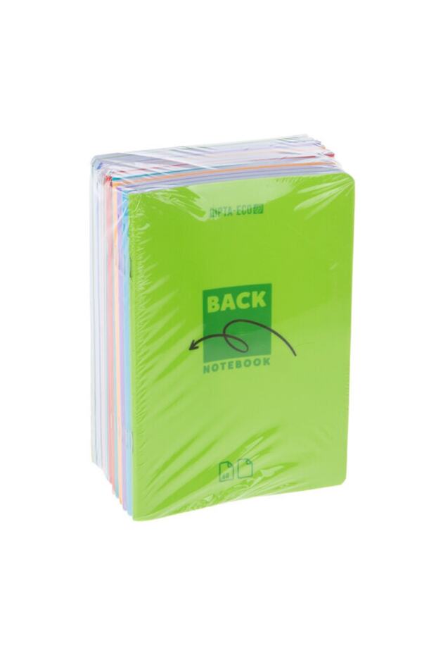Eco Back Tel Dikişli Pp.kapak Defter A5 60/0 0902 ** - 1