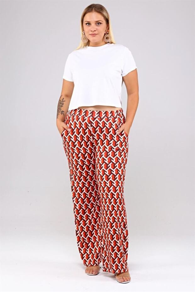Patterned Knitted Trousers Tile - 1