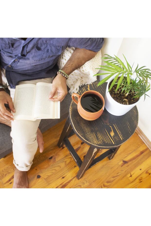 Bar Taburesi Siyah Eskitme - 2