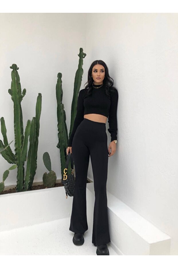 Ispanyol Paça Tayt Pantolon - 6