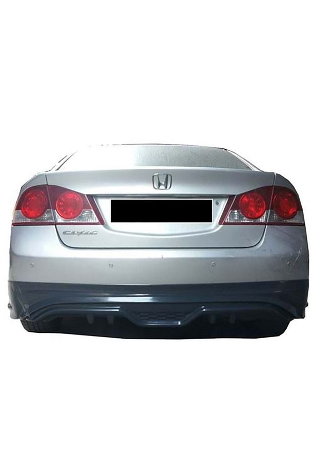 Civic Fd6 Custom Arka Ek Mat Siyah Çıkışsız 2006 2007 2008 2009 2010 2011 Uyumlu - 1