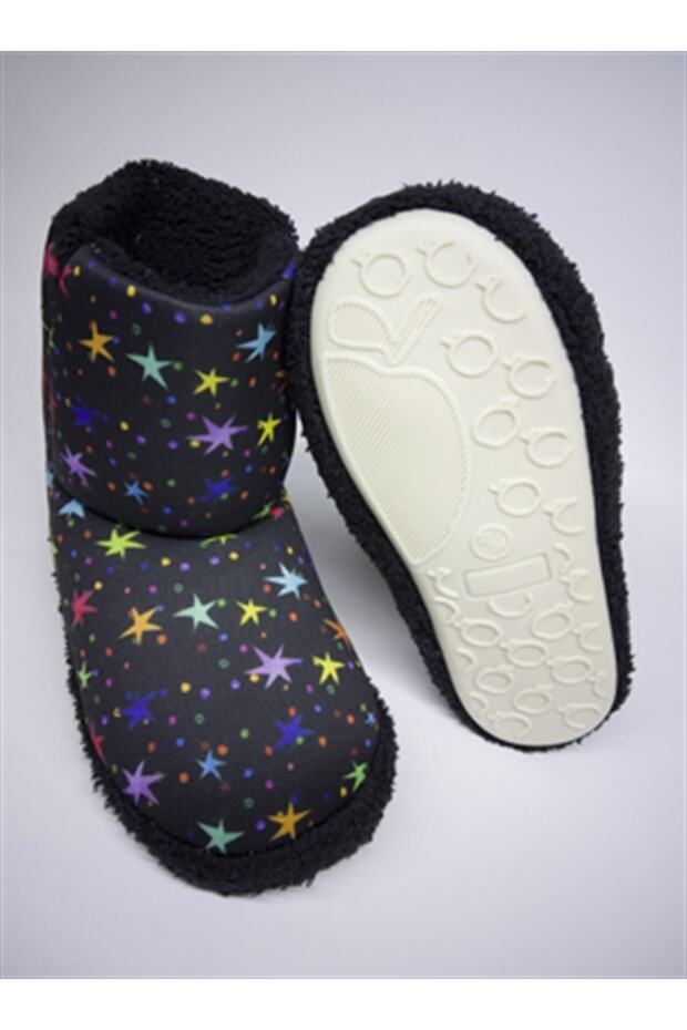 Siyah Yıldız Desen Panduf - 2