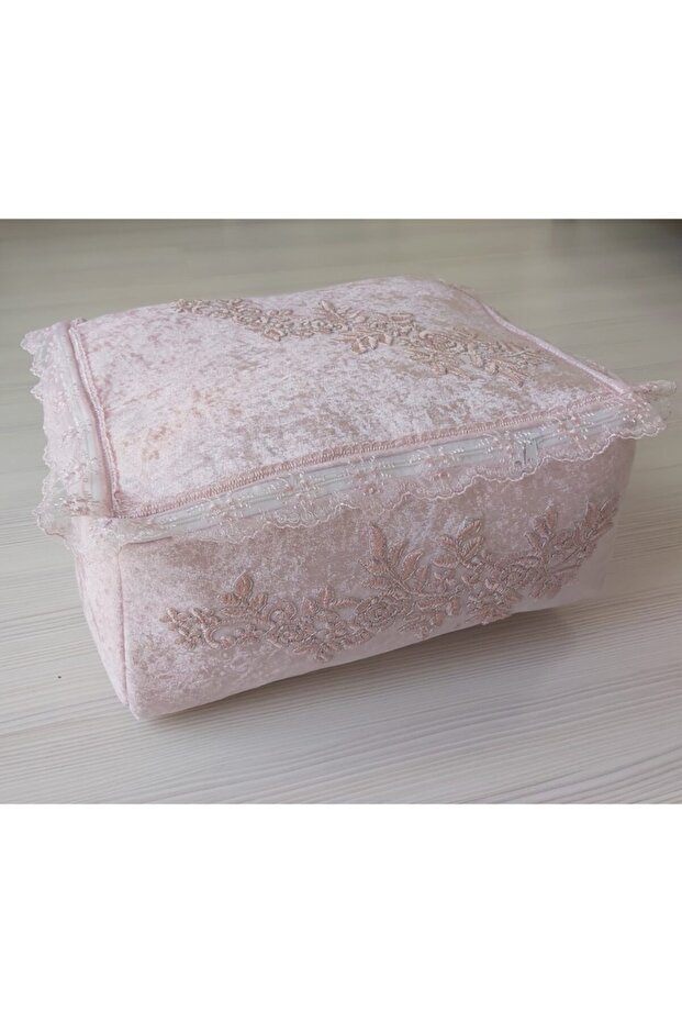 Bohça Engagement Hurcu Dowry Box مخمل سرج باودر عرض 45 سم