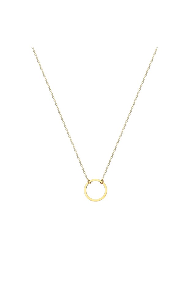 Altın Halka Kolye - 1