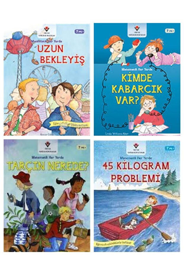 Tübitak Matematik Her Yerde 4 Kitap Set (7+ Yaş))