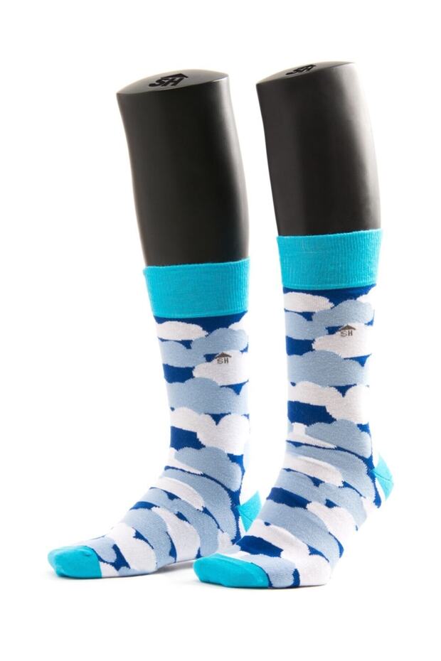 Cloud Patterned Socks - 1